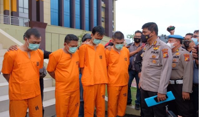 Tim Gabungan Polda Riau dan Polres Rohul Tangkap Kawanan Perampok Uang Pada Mesin ATM