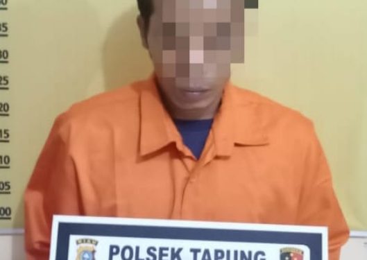 Polsek Tapung Amankan Suami Pelaku KDRT di Desa Bencah Kelubi