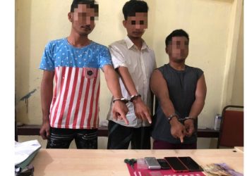 3 Pengedar Sabu Ditangkap Polsek Kampar di Desa Padang Mutung