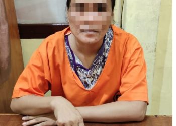 Sempat Buang BB Sabu Ke Sungai, IRT ini Diringkus Polsek Kampar Kiri Hilir