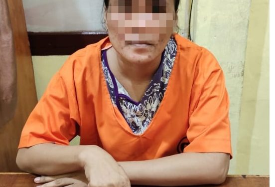 Sempat Buang BB Sabu Ke Sungai, IRT ini Diringkus Polsek Kampar Kiri Hilir