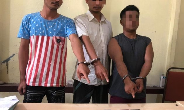 Tak Berkutik, 3 Tersangka Pengedar Sabu Disergap Polsek Kampar Di Rumahnya