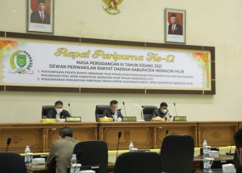 Rapat Paripurna DPRD Inhil