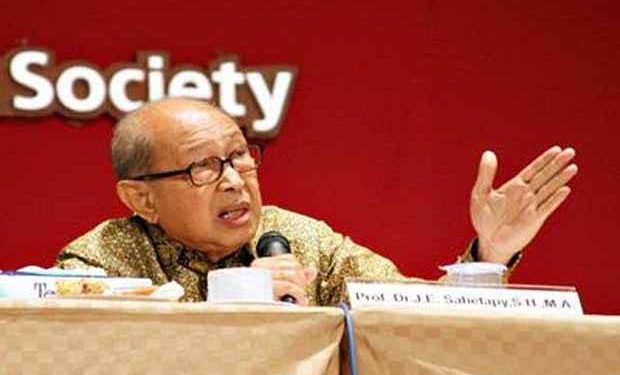 Guru Besar Unair Prof JE Sahetapy Tutup Usia