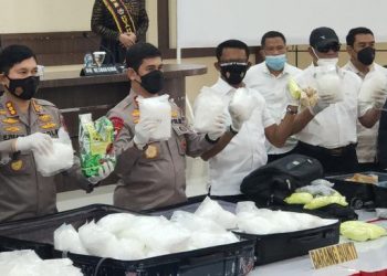 Polda Sulsel Ungkap Pengiriman 75 Kg Sabu dan Ribuan Ektasi, Berkedok Ekspedisi