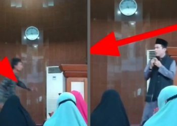 Beredar Video Ustadz Diserang OTK Saat Ceramah di Batam, Netizen: Enggak Percaya Ini ODGJ