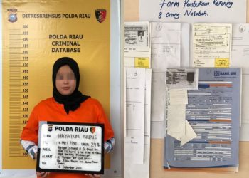 Terlilit Pinjol, Teller Bank BRI di Dumai Nekat Gelapkan Dana Nasabah 1.26 Miliar
