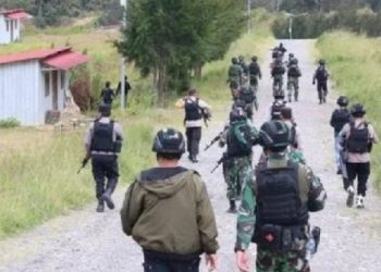 Seorang Prajurit Terluka Akibat Kontak dengan KST di Pegunungan Bintang