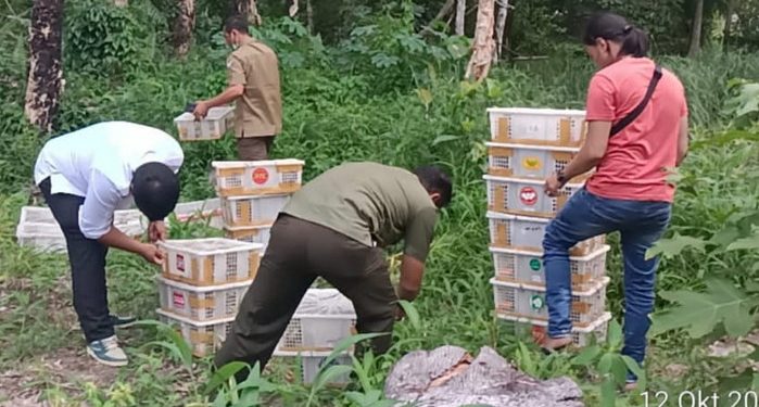 Tim BBKSDA Riau Gagalkan Penyelundupan 840 Burung Tidak Berdokumen