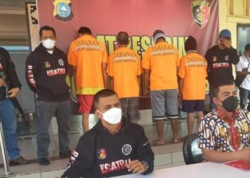 Polres Bengkalis Amankan Dua Pelaku Illegal Logging