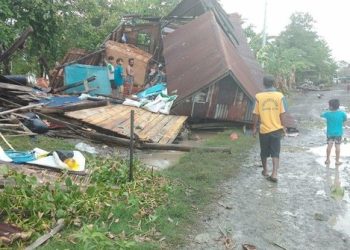 186 KK Terdampak Akibat Puting Beliung Rusak rumah di Wajo Sulawesi Selatan