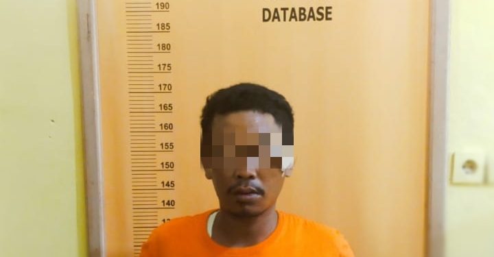 Pelaku Pencurian Motor di Kemuning Inhil babak Belur Dihajar Massa