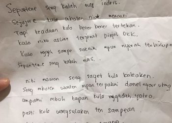 Gasak Laptop hingga Perhiasan, Pencuri di Sidoarjo Kembalikan Barang Curian Lewat Ojol