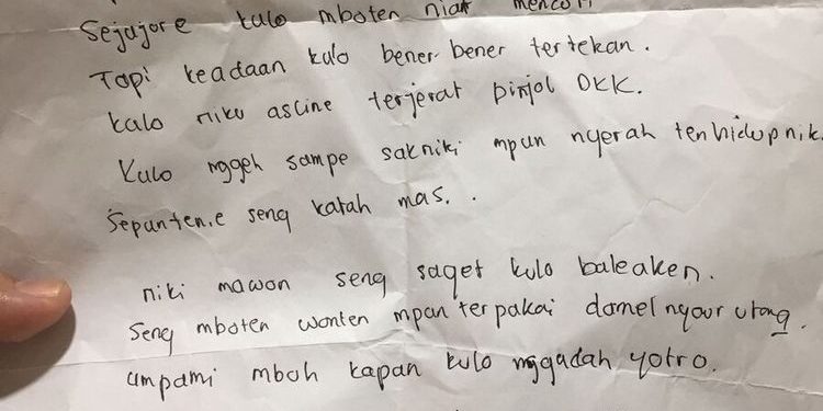 Gasak Laptop hingga Perhiasan, Pencuri di Sidoarjo Kembalikan Barang Curian Lewat Ojol