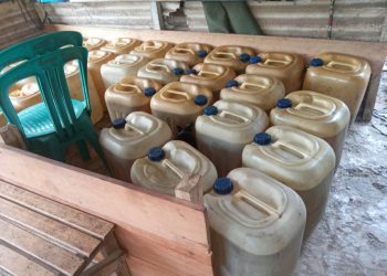 Polisi Tangkap Penimbunan BBM Jenis Solar di Rohul, 3 Orang Diamankan