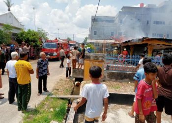 Korsleting listrik, Rumah Bulatan Hangus Terbakar, Kerugian Ditaksir Ratusan Juta
