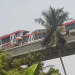 Kereta LRT Bertabrakan Saat Uji Coba di Cibubur