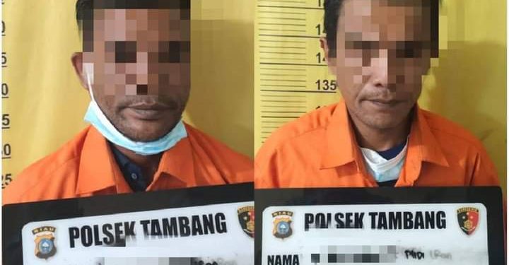 2 Orang Pelaku Pengeroyokan dan Penganiayaan Ditangkan Polsek Tambang Amankan