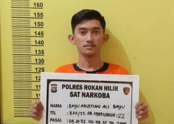 Tim Opsnal Sat Resnarkoba Polres Rohil Tangkap Seorang Pria Diduga Terlibat Narkoba
