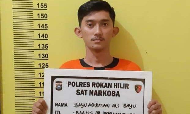 Tim Opsnal Sat Resnarkoba Polres Rohil Tangkap Seorang Pria Diduga Terlibat Narkoba