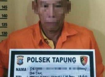 Belum Kapok, Sudah Dipenjara 9 Tahun Kekek ini Kembali Lakukan Pengucuran Sawit di Tapung