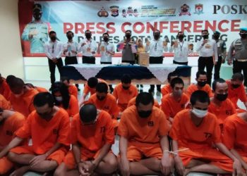 Dalam Dua Bulan, 34 Tersangka Pengedar Narkoba Dibekuk Satresnarkoba Polresta Tangerang