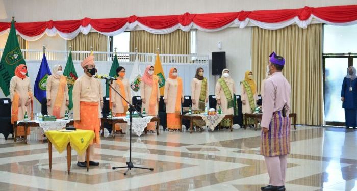 Saat peringatan HUT Riau