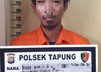 Curi HP, RS Mendekam Di Sel Penjara Polsek Tapung