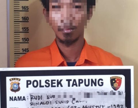 Curi HP, RS Mendekam Di Sel Penjara Polsek Tapung