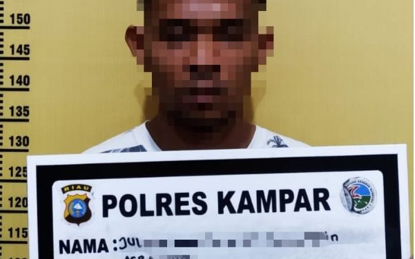 Polres Kampar Ringkus Pengedar Sabu di Desa Pulau Sarak Kampar