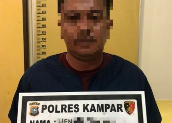 Pelaku Judi Togel di Desa Petapahan Jaya Tapung Diringkus Polres Kampar