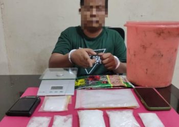 Seorang Pengedar Sabu Ditangkap Resnarkoba Polres Kampar
