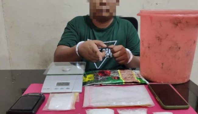 Seorang Pengedar Sabu Ditangkap Resnarkoba Polres Kampar