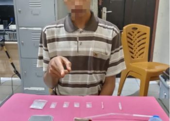 Resnarkoba Polres Kampar dan Polresta Pekanbaru, Ungkap Kasus Narkoba di Desa Tarai Bangun