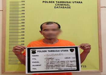 Terima Paket Selimut Berisi Sabu, Subandi Dibekuk Polsek Tambusai Utara