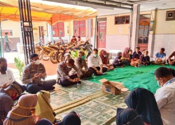 Dicopot Kapolda, Kapolsek Percut Sei Tuan Lakukan Syukuran