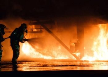 Pabrik Garmen di Bandung Kebakaran, Pekerja Berhamburan