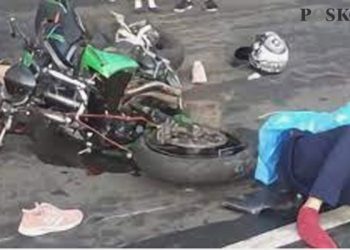 Dua Penjambret Tewas Ditabrak Sopir Taksi Online, Videonya Viral di Media Sosial