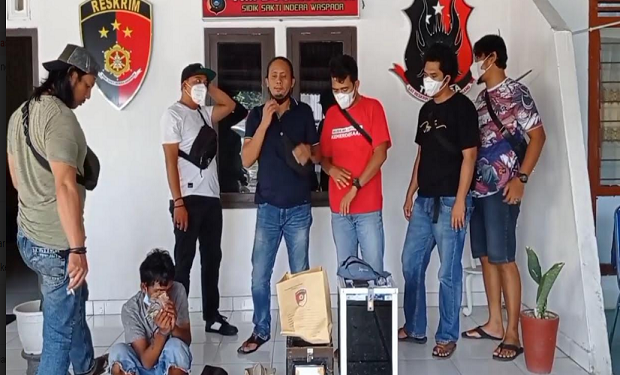 Viral Terekam CCTV Curi Kotak Amal, Jukir Pangkalpinang Ditangkap Polisi