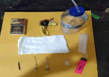 Lagi Asyik Pakai Sabu Di Lapangan Futsal, SE Diciduk Polisi