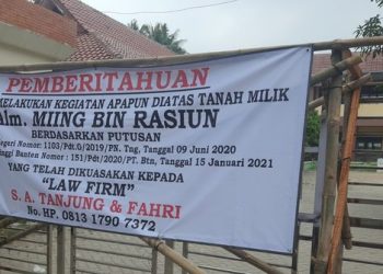 Gedung SD di Tangerang Disegel Pemilik Lahan, PTMT Tak Bisa Dilaksanakan Sekolah Minta Tangung Jawab Pemkab