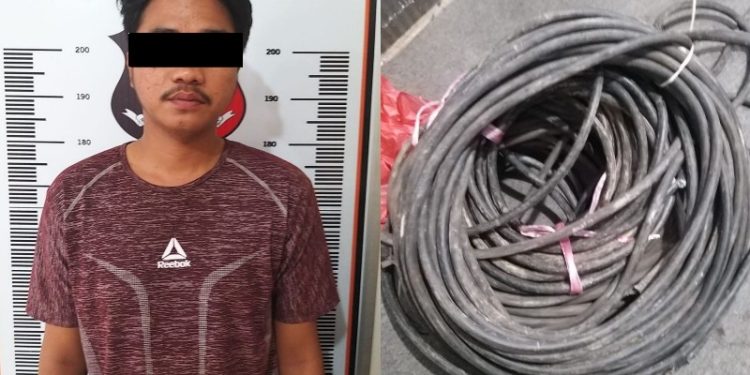 Curi Kabel, Karyawan Galangan kapal Diciduk Polsek Sagulung Batam