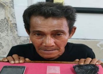 Simpan 19 paket Sabu Dalam celana, Kakek di Perawang Ditangkap Polisi Saat Transaksi