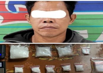 Polisi Berhasil Gagalkan Jual-Beli Narkoba di Kolong Jembatan Sei Alalak