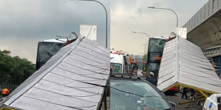 3 Orang Terluka Setelah Bus Menabrak Jalan Tertutup di Luar Stasiun MRT Yishun