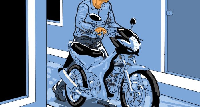 Kepergok Hendak Curi Motor, Pelaku Babak Belur Dihajar Warga