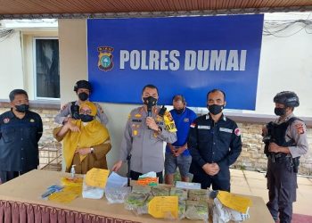 Polres Dumai ‎Gagalkan Peredaran 8,3 Kg Sabu-sabu Jaringan Internasional