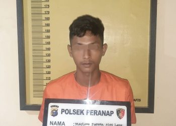 Polsek Peranap Ringkus Pelaku Modus Bongkar Rumah