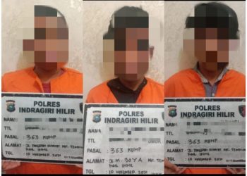 Komplotan Pencuri Motor di Inhil Diringkus Polisi