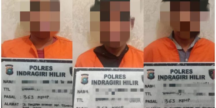 Komplotan Pencuri Motor di Inhil Diringkus Polisi